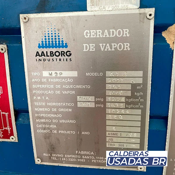Caldeira Usada AALBORG MISSION 3 PASS - Imagem 2