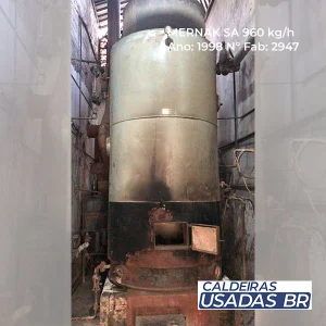 Caldeira Usada Mernak SA 960 kg/h