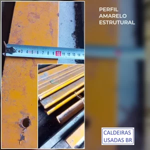 Lote de Perfil Amarelo Estrutural
