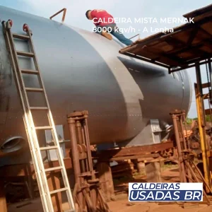 Caldeira Mista Horizontal 8000 Kgv/h Mernak